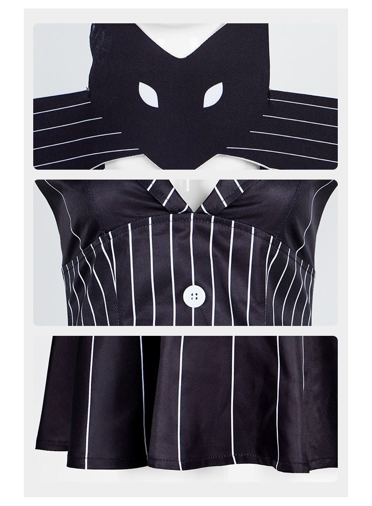 The Nightmare Before Christmas Serises Jack and Sally Cosplay Costume Set - Coscosmos