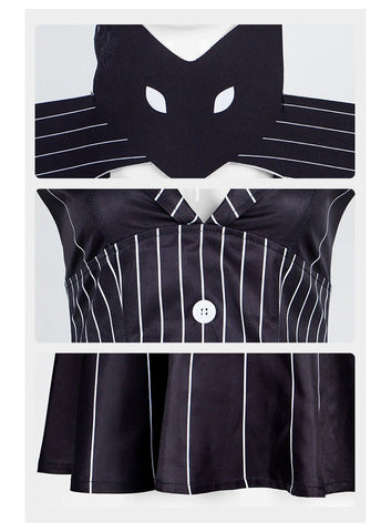 The Nightmare Before Christmas Serises Jack and Sally Cosplay Costume Set - Coscosmos
