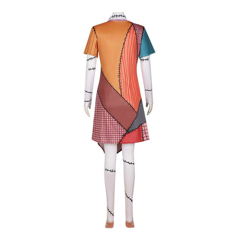 The Nightmare Before Christmas Serises Jack and Sally Cosplay Costume Set - Coscosmos
