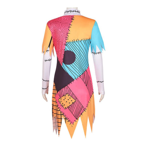 The Nightmare Before Christmas Serises Jack and Sally Cosplay Costume Set - Coscosmos