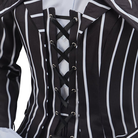 The Nightmare Before Christmas Serises Jack and Sally Cosplay Costume Set - Coscosmos