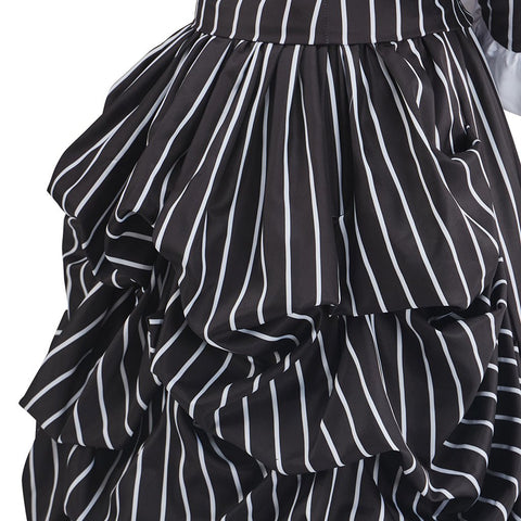 The Nightmare Before Christmas Serises Jack and Sally Cosplay Costume Set - Coscosmos