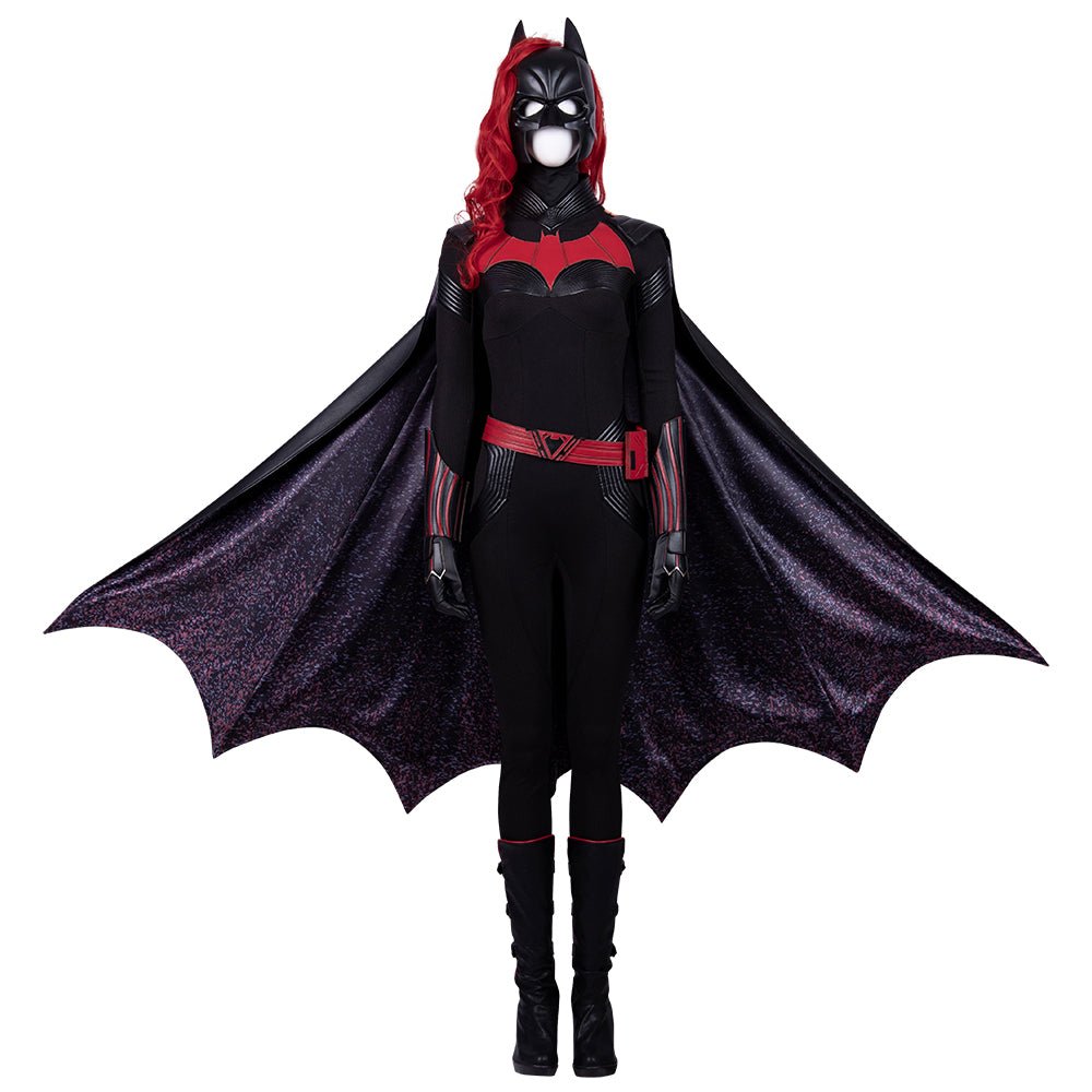 The Official Batwoman Inspired Women's Cosplay Costume Cape for Halloween, Comic Con, and Themed Parties - Coscosmos