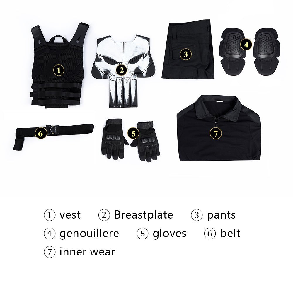 The Punisher Final Blow Punisher Cosplay Costume - Coscosmos