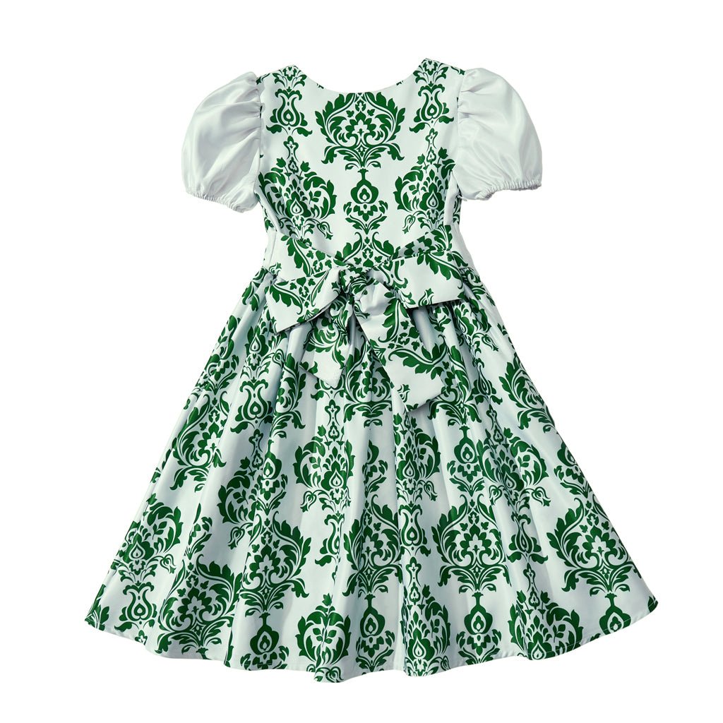 The Sound of Music Maria von Trapp Cosplay Costume Floral Dress for Halloween Carnival Party - Coscosmos