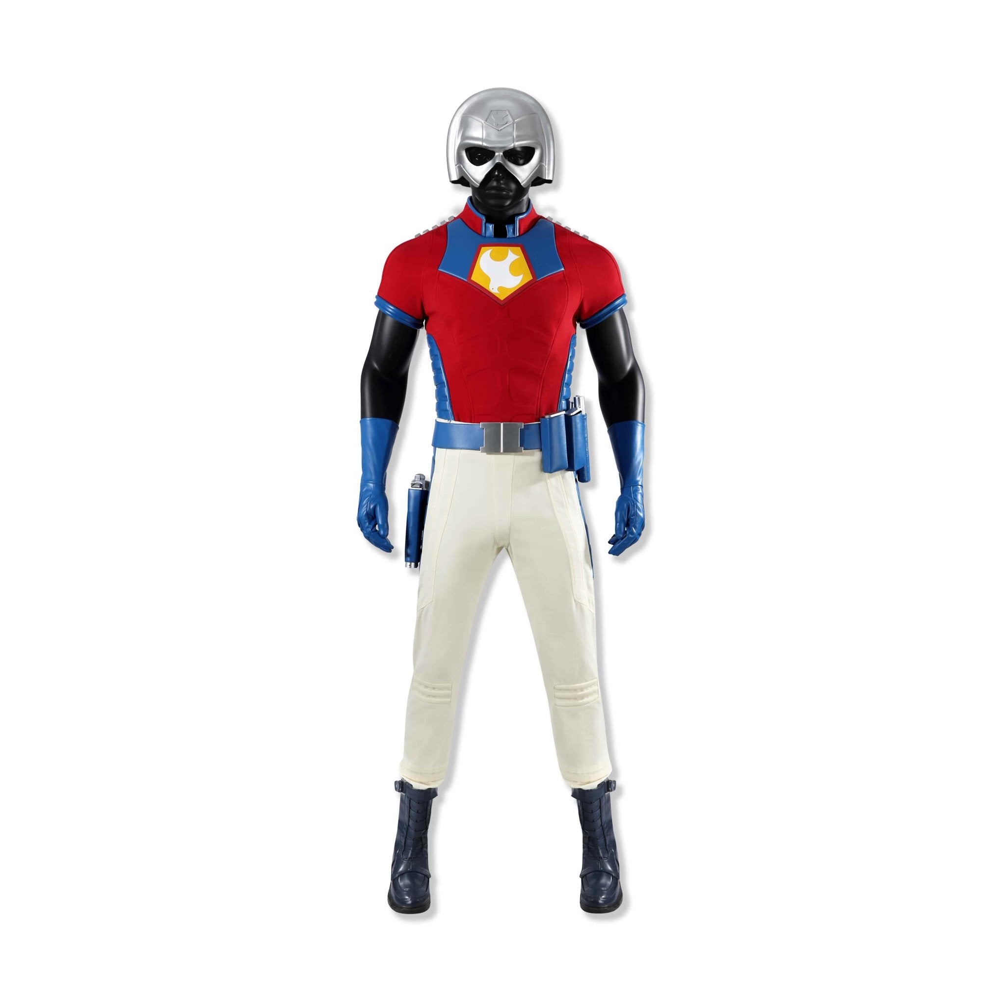 The Suicide Squad & Peacemaker Season 1 Christopher Smith Full Premium Cosplay Set with Helmet & Boots - Official DC Movie Edition - Coscosmos