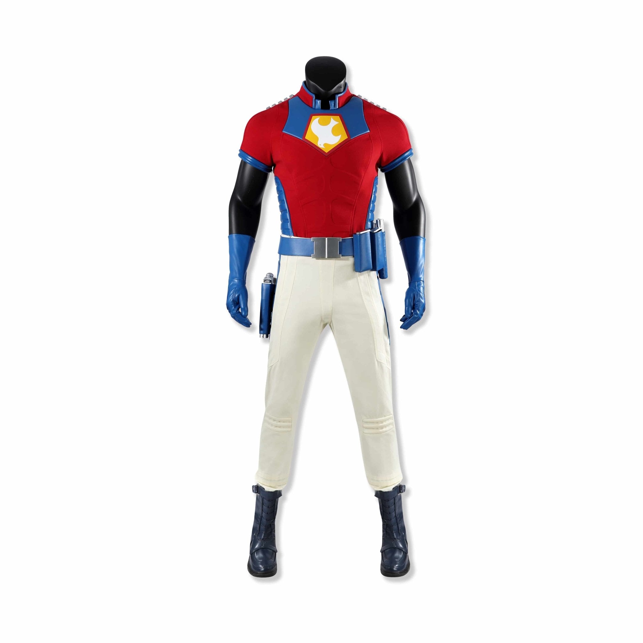 The Suicide Squad & Peacemaker Season 1 Christopher Smith Full Premium Cosplay Set with Helmet & Boots - Official DC Movie Edition - Coscosmos