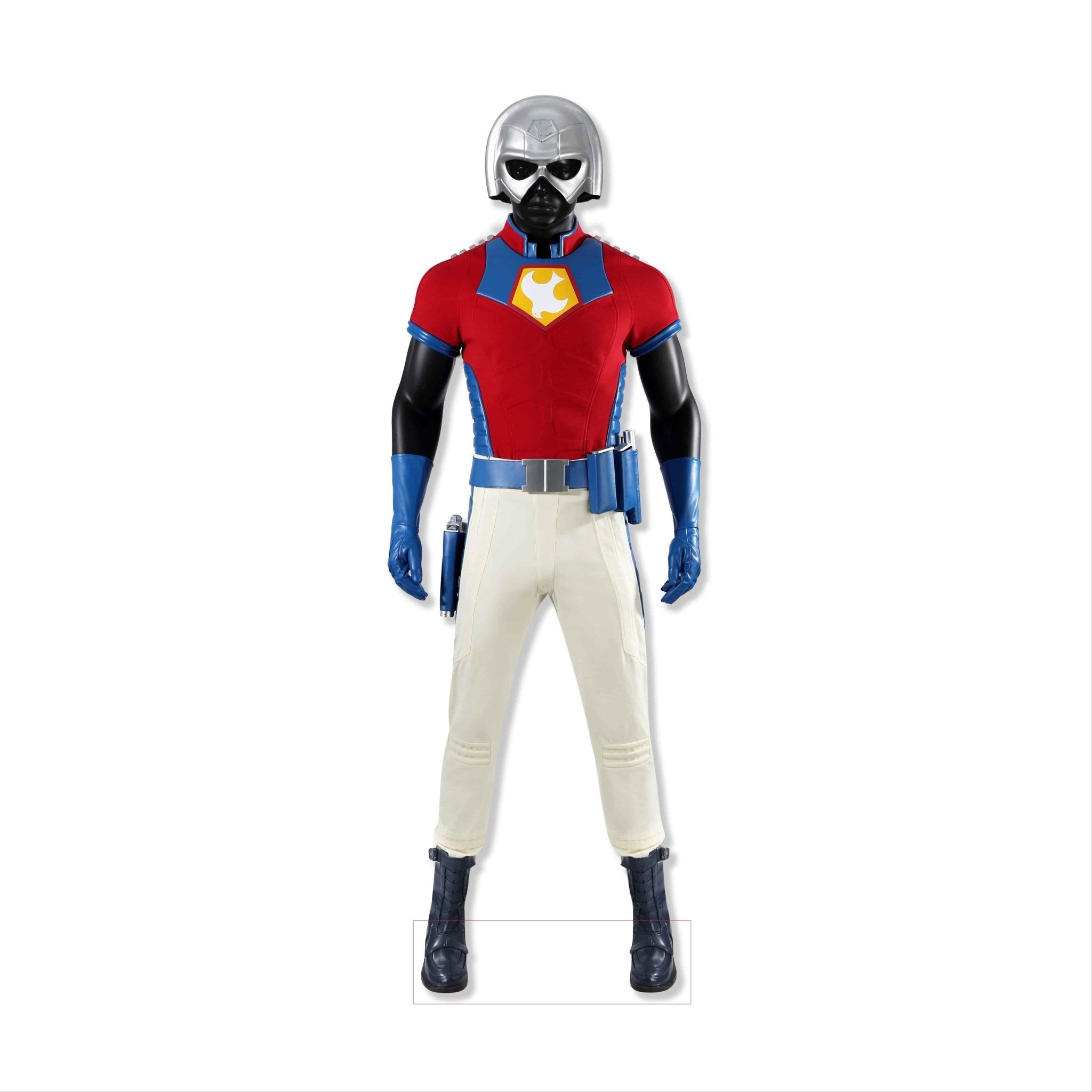 The Suicide Squad & Peacemaker Season 1 Christopher Smith Full Premium Cosplay Set with Helmet & Boots - Official DC Movie Edition - Coscosmos