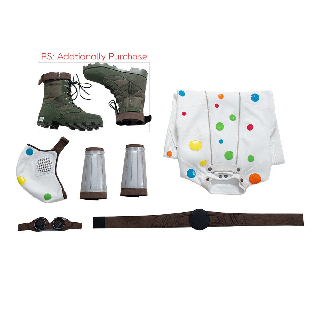 The Suicide Squad - Polka - Dot Man Full Set Costume with Shoes - Coscosmos