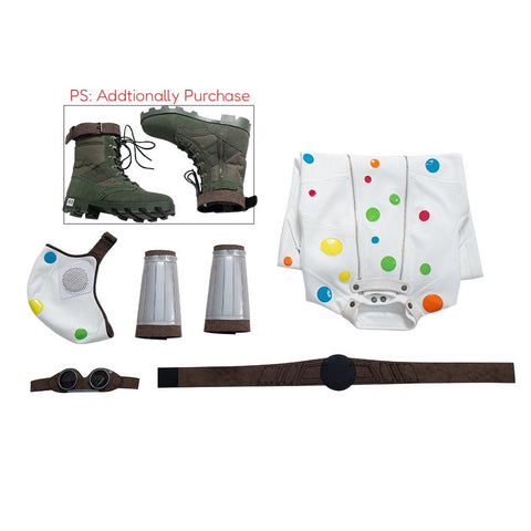 The Suicide Squad - Polka - Dot Man Full Set Costume with Shoes - Coscosmos