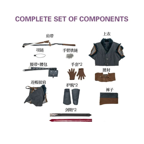 The Witcher 4 Ciri Cosplay Costume - Premium Game Character Outfit - Coscosmos