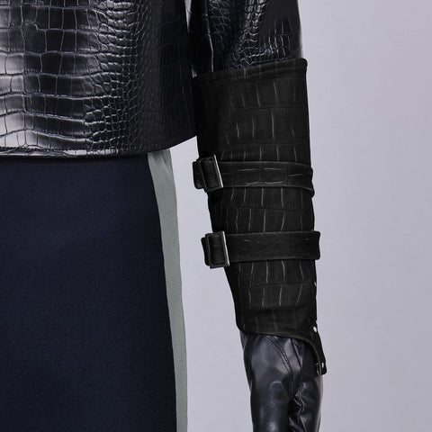 The Witcher 4 Geralt of Rivia Cosplay Outfit White Wolf Medieval Leather Full Suit Halloween - Coscosmos