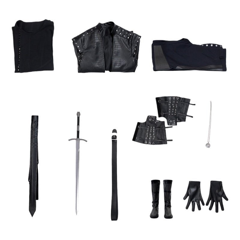 The Witcher Geralt Cosplay Costume - Premium Quality Game Character Outfit - Coscosmos