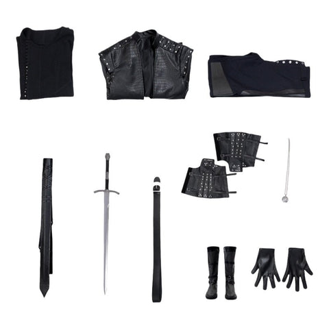 The Witcher Geralt Cosplay Costume - Premium Quality Game Character Outfit - Coscosmos