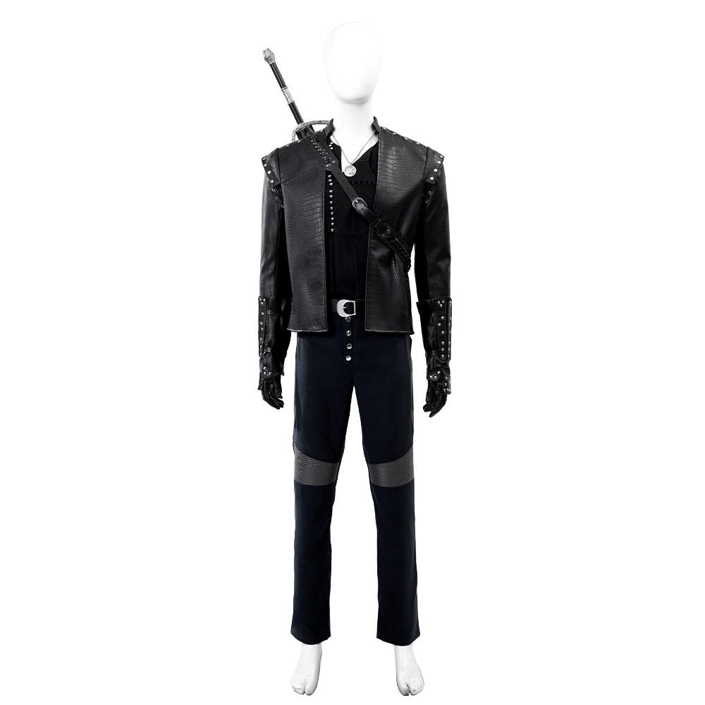 The Witcher Geralt Cosplay Costume - Premium Quality Game Character Outfit - Coscosmos
