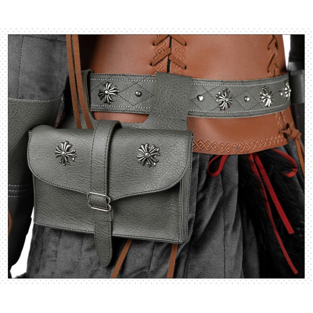 The Witcher IV Ciri Cosplay Costume Full Set With Cloak For Women - Coscosmos