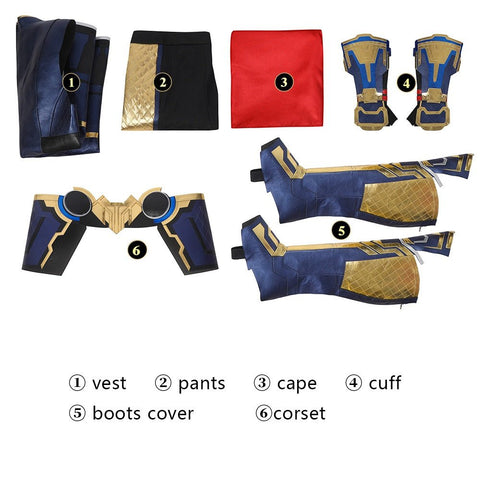 Thor 4 Thor Cosplay Costume - Official Movie Replica for Thor: Love and Thunder - Coscosmos