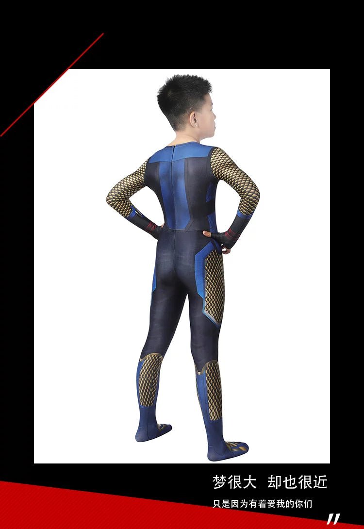 Thor: Love and Thunder Child Cosplay Costume – Authentic Kids’ Bodysuit with Cape & Accessories, Complete Movie - Inspired Outfit for Young Superheroes - Coscosmos