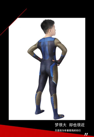 Thor: Love and Thunder Child Cosplay Costume – Authentic Kids’ Bodysuit with Cape & Accessories, Complete Movie - Inspired Outfit for Young Superheroes - Coscosmos