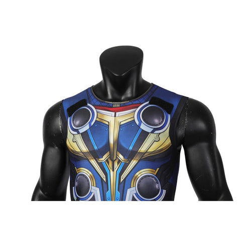 Thor: Love and Thunder Thor Cosplay Costume – Authentic Sleeveless Outfit for Fans, Complete Set for Cosplay Events and Conventions - Coscosmos