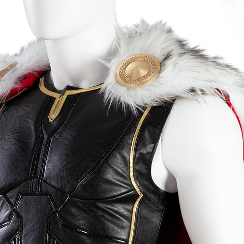 Thor: Love and Thunder Thor Odinson Fur Collar Cosplay Costume - Coscosmos