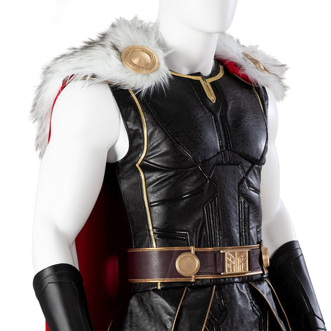 Thor: Love and Thunder Thor Odinson Fur Collar Cosplay Costume - Coscosmos