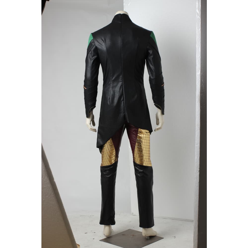 Thor: The Dark World & The Avengers Loki Cosplay Costume Complete Set - Coscosmos