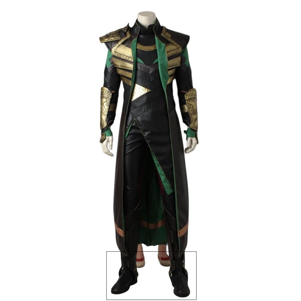 Thor: The Dark World & The Avengers Loki Cosplay Costume Complete Set - Coscosmos
