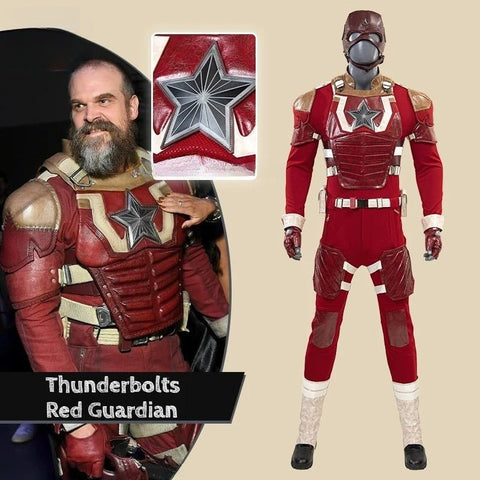 Thunderbolts Red Guardian Cosplay Costume - High Quality Anime Outfit - Coscosmos