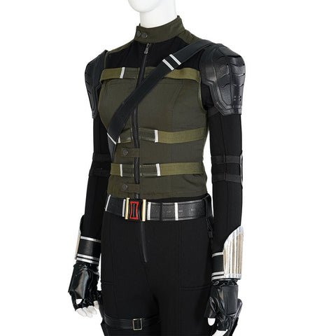 Thunderbolts Yelena Belova Cosplay Costume Full Set with Shoes - Coscosmos