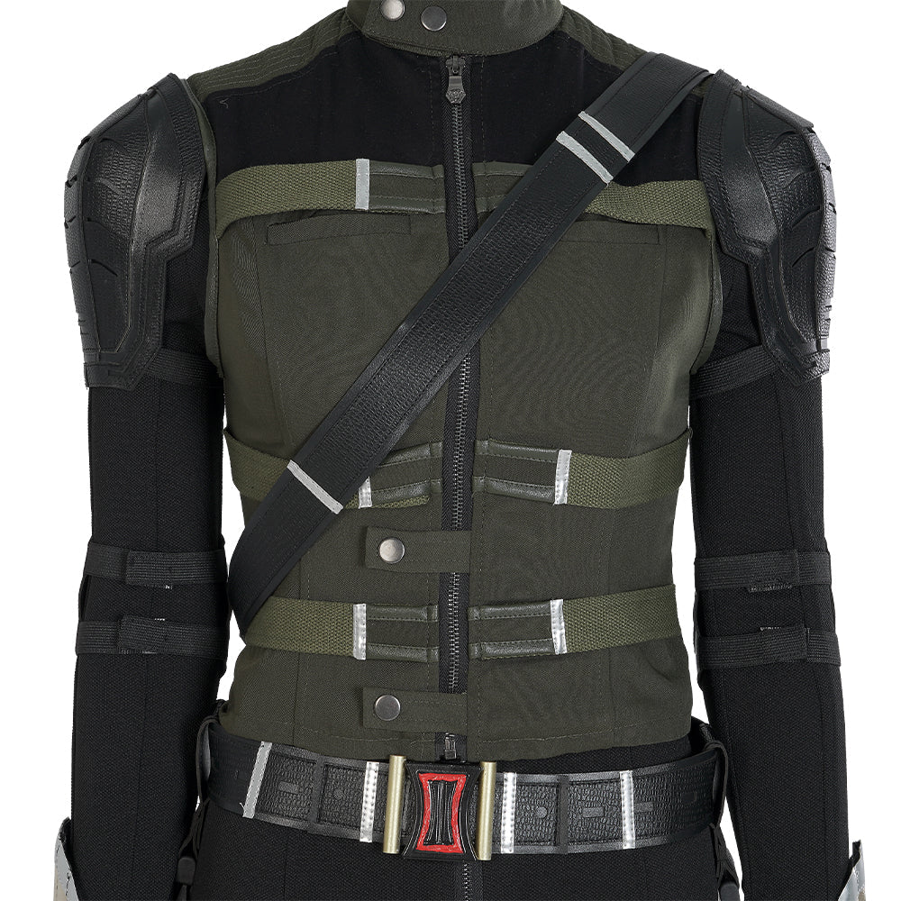 Thunderbolts Yelena Belova Cosplay Costume Full Set with Shoes - Coscosmos