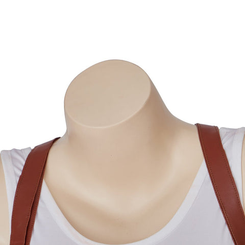 Tifa Lockhart Final Fantasy VII Remake Cosplay Costume Set - Classic Outfit Mini Dress Top & Skirt Full Set - Coscosmos