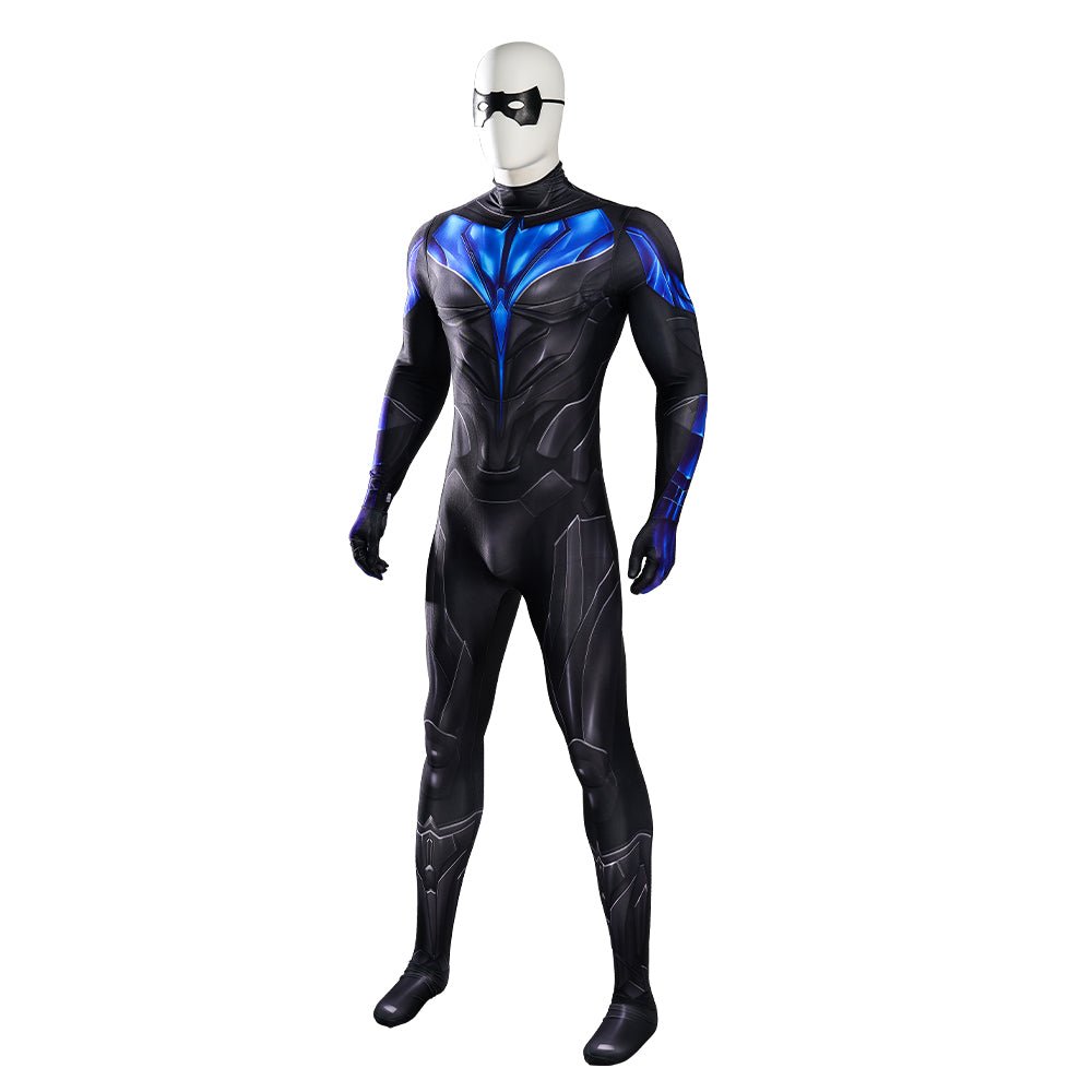 Titan—Nightwing Jumpsuit - Premium Cosplay Costume for Teen Titans Fans - Coscosmos