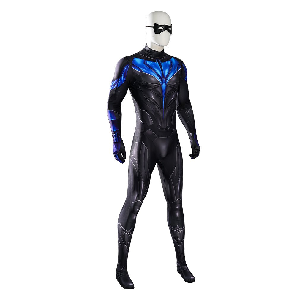 Titan—Nightwing Jumpsuit - Premium Cosplay Costume for Teen Titans Fans - Coscosmos