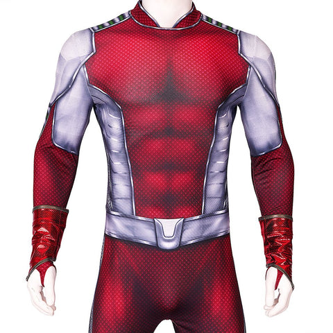 Titans S4 Beast Boy Gar Logan Cosplay Costumes Spandex Suit - Coscosmos