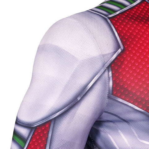 Titans S4 Beast Boy Gar Logan Cosplay Costumes Spandex Suit - Coscosmos