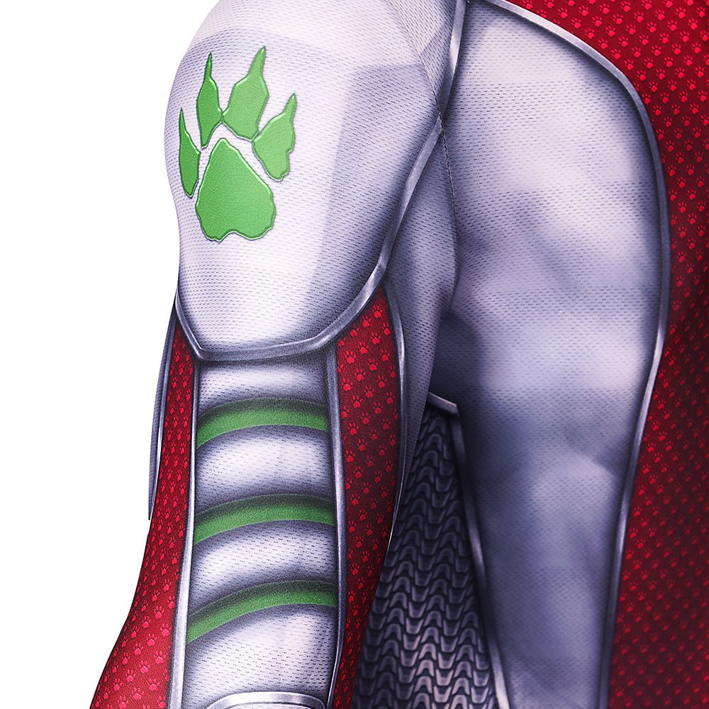 Titans S4 Beast Boy Gar Logan Cosplay Costumes Spandex Suit - Coscosmos