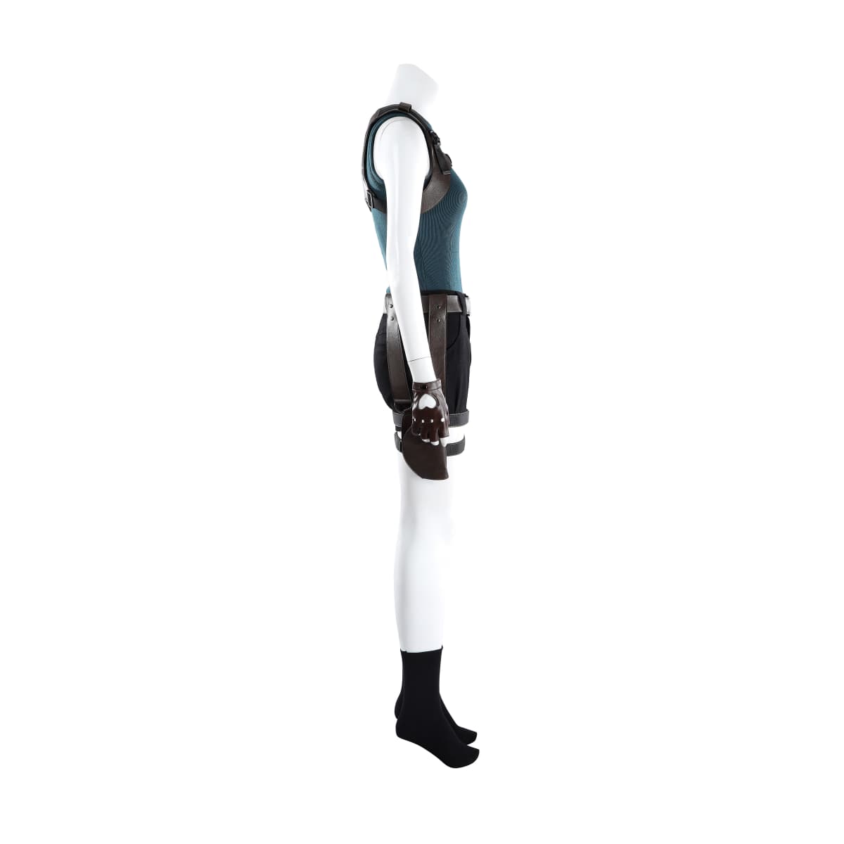 Tomb Raider Live Action Series Lara Croft Full Set Cosplay Costume, Adventure Explorer Outfit for Women - Coscosmos