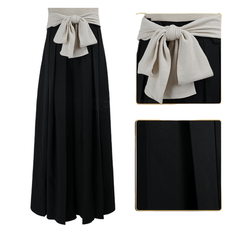 Traditional Kendo Trousers - Unisex Pleated Training Pants for Martial Arts & Cosplay - Coscosmos
