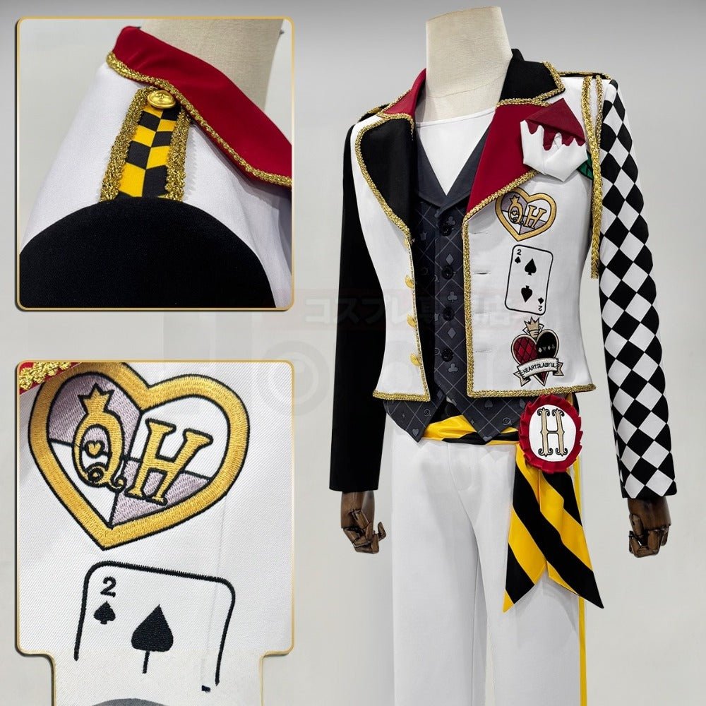 Trey Clover Heartslabyul Dorm Uniform Cosplay Gray Vest from Twisted Wonderland - Coscosmos