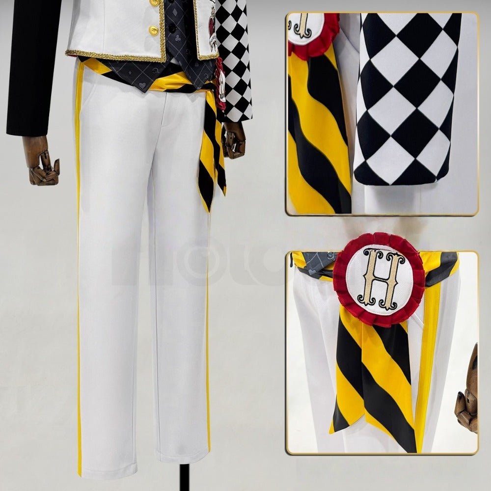 Trey Clover Heartslabyul Dorm Uniform Cosplay Gray Vest from Twisted Wonderland - Coscosmos