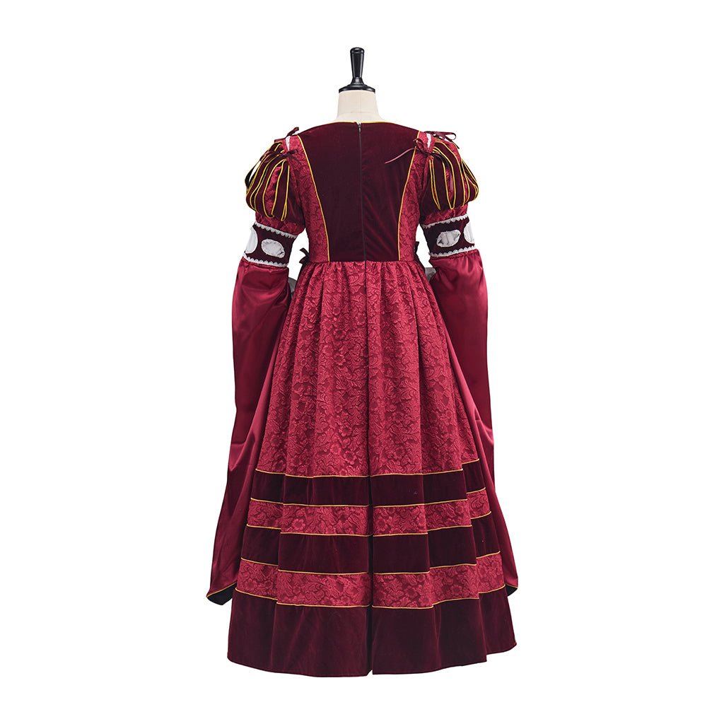 Tudor Dynasty Rose Pink Dress Cosplay Costume - Coscosmos