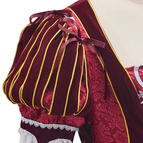 Tudor Dynasty Rose Pink Dress Cosplay Costume - Coscosmos