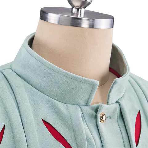 Tudor Male Green Red Top Grey Pants Cosplay Costume - Coscosmos