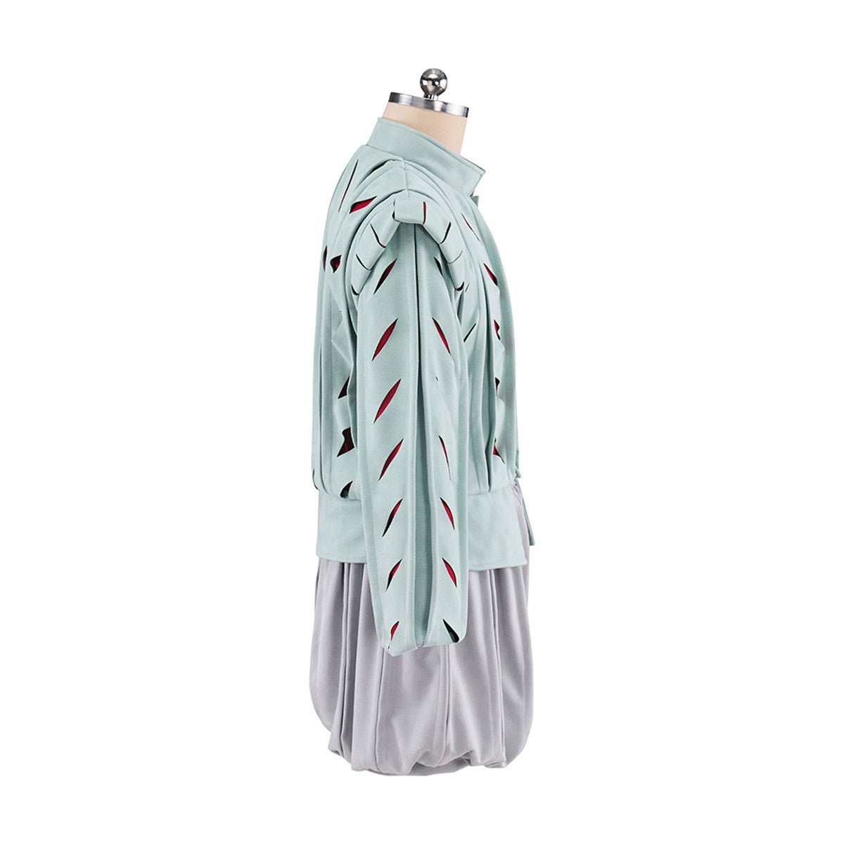 Tudor Male Green Red Top Grey Pants Cosplay Costume - Coscosmos