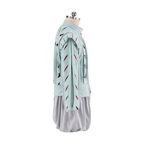 Tudor Male Green Red Top Grey Pants Cosplay Costume - Coscosmos