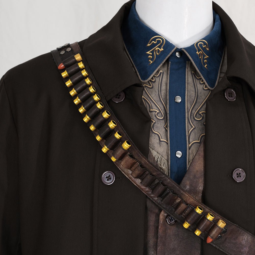 TV Drama Fallout Halloween Cosplay The Ghoul Cooper Howard Costume Set - Coscosmos