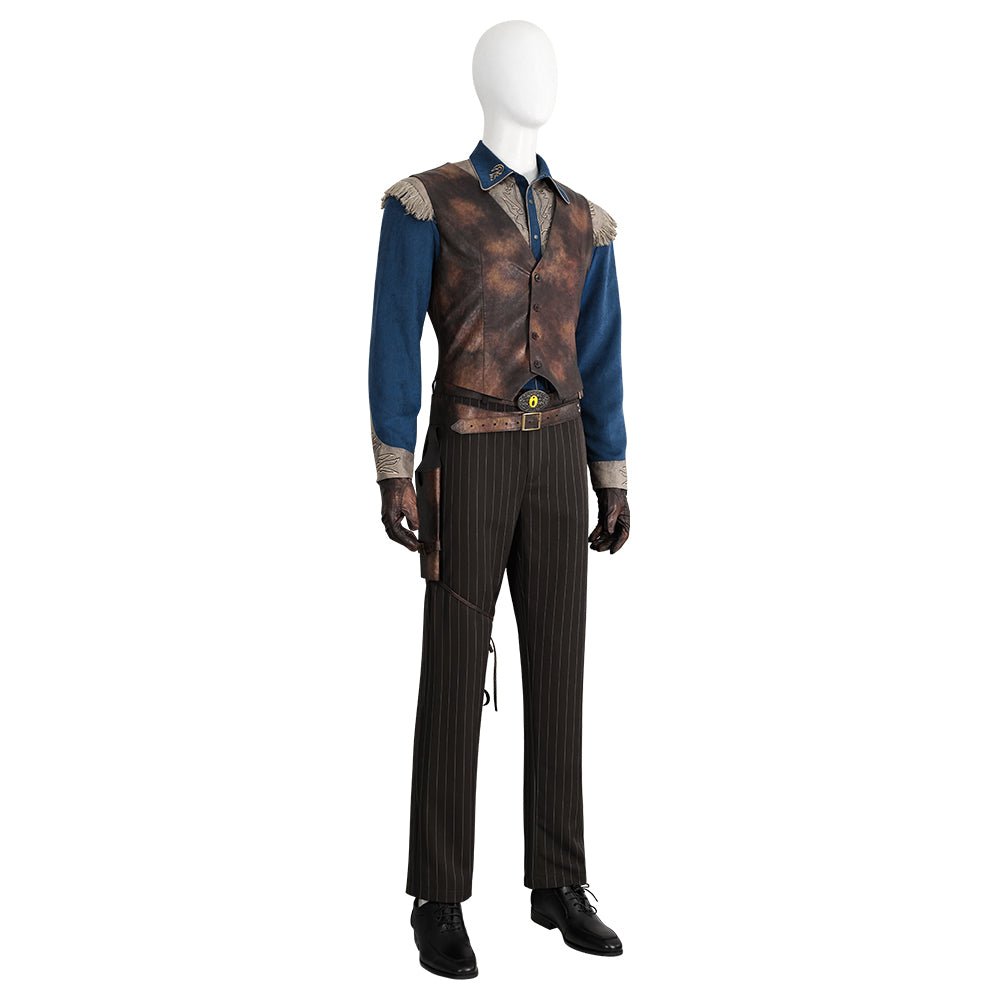 TV Drama Fallout Halloween Cosplay The Ghoul Cooper Howard Costume Set - Coscosmos