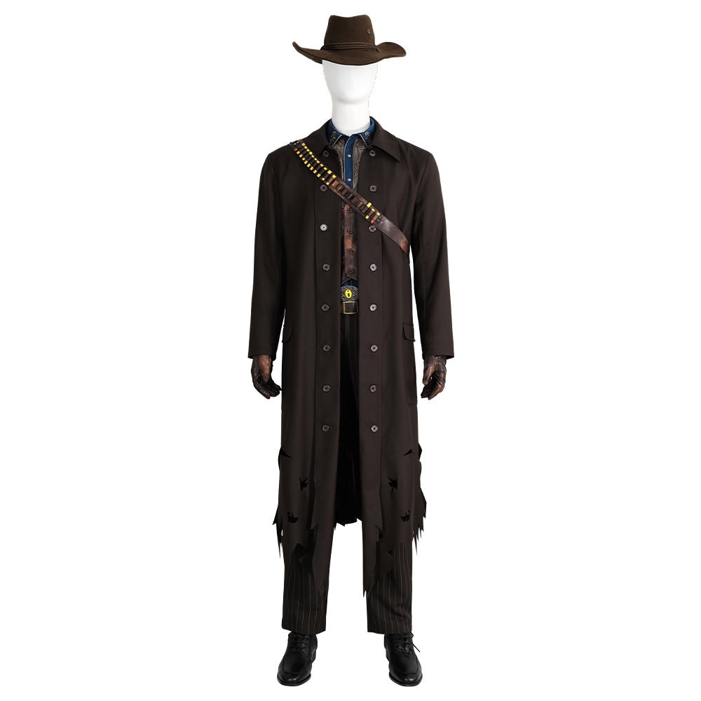 TV Drama Fallout Halloween Cosplay The Ghoul Cooper Howard Costume Set - Coscosmos