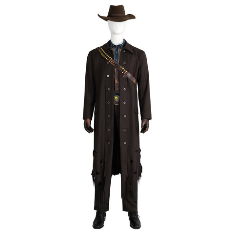 TV Drama Fallout Halloween Cosplay The Ghoul Cooper Howard Costume Set - Coscosmos